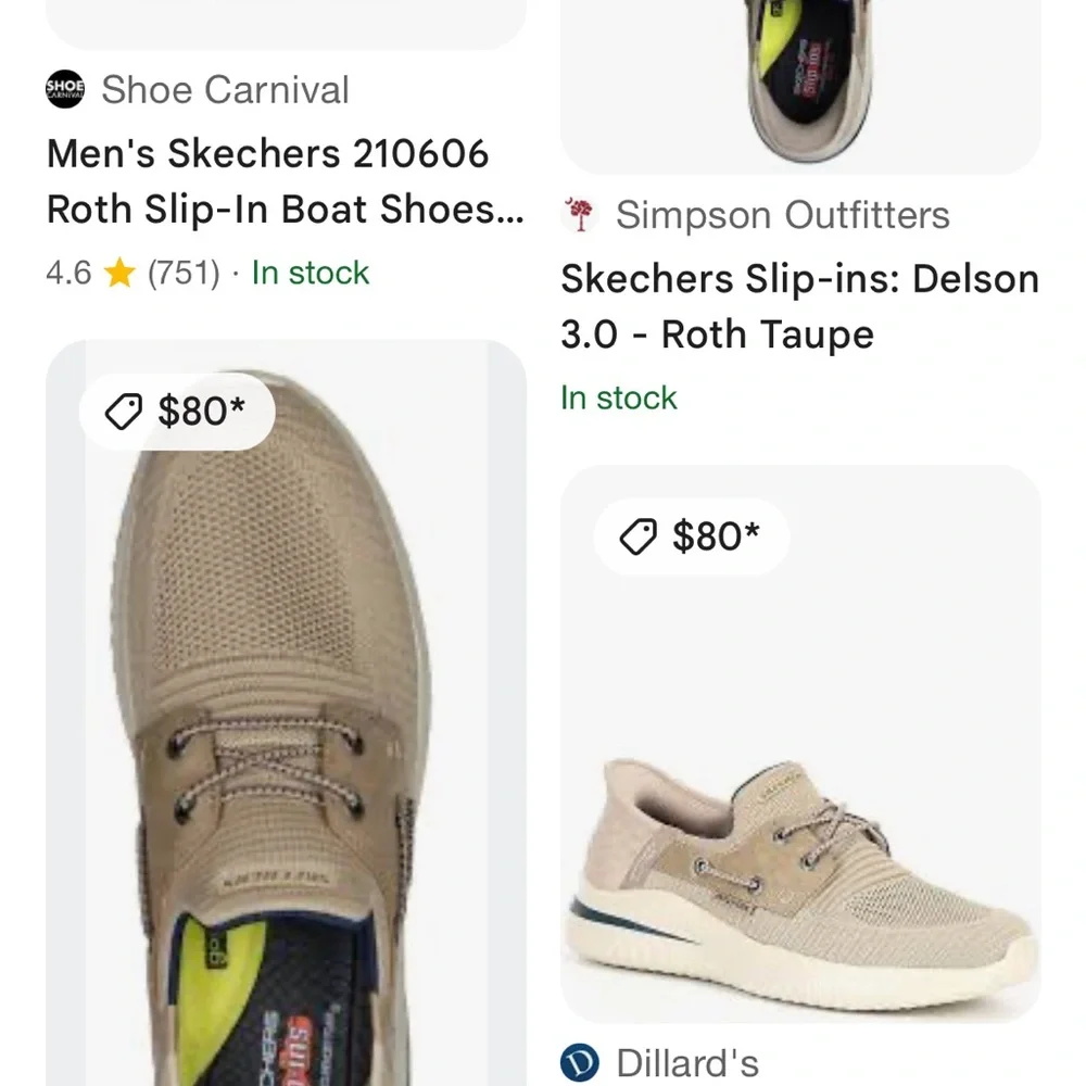 🆕. Skechers Men's New Delson Roth Taupe Lightweight Sneakers 12.    New in box